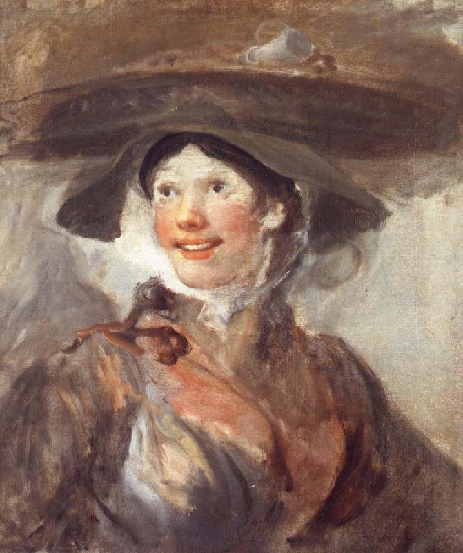 William Hogarth The Shrimp Girl oil painting picture